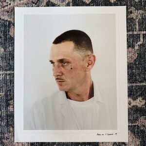 Poppy de Villeneuve 2009, Contemporary Portrait of a Man Photograph Art Signed